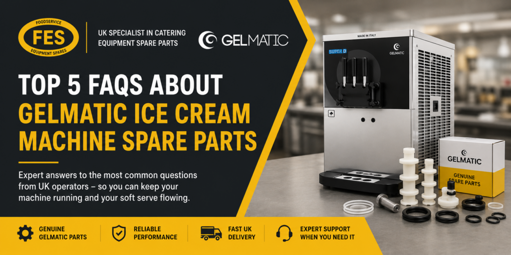 Top 5 FAQ's about Gelmatic Ice Cream Machine Spare Parts